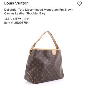 Louis Vuitton Delightful Monogram Tote